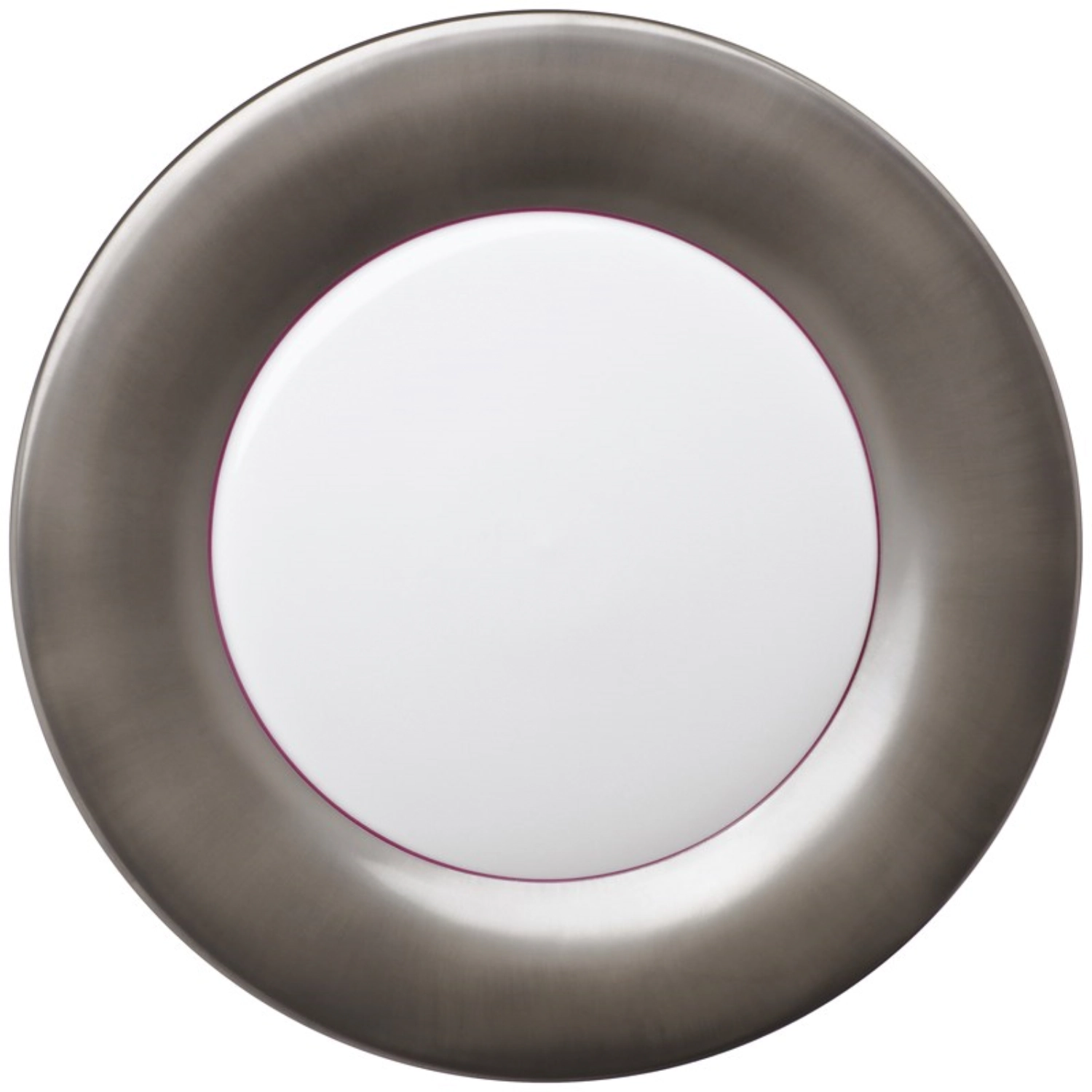 Polite Platinum Assiette plate, grande