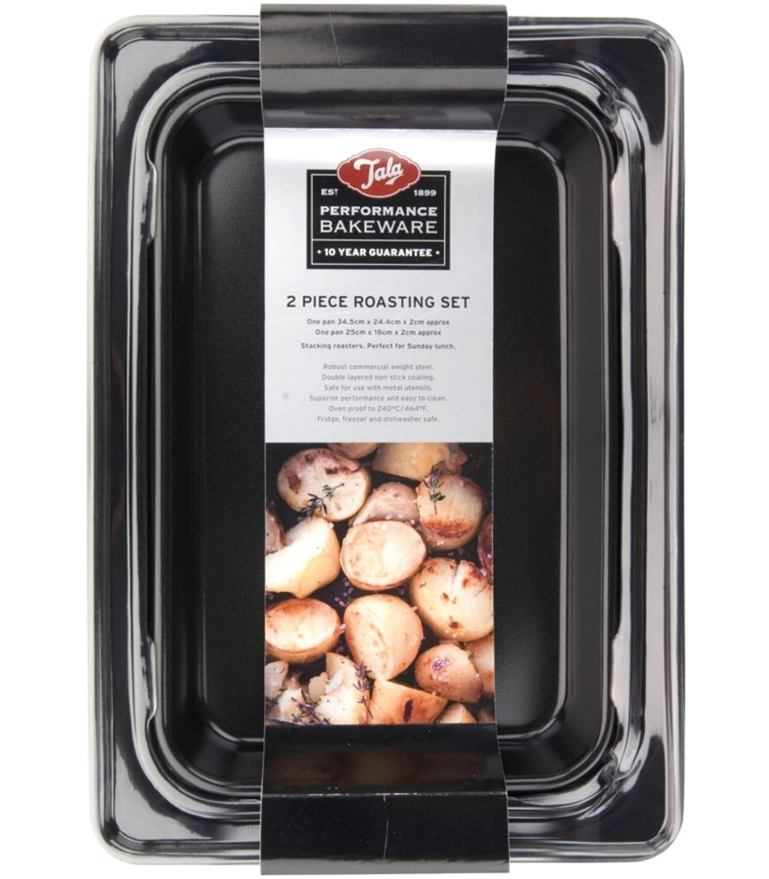 Lot de 2 plats à rôtir et à gratiner