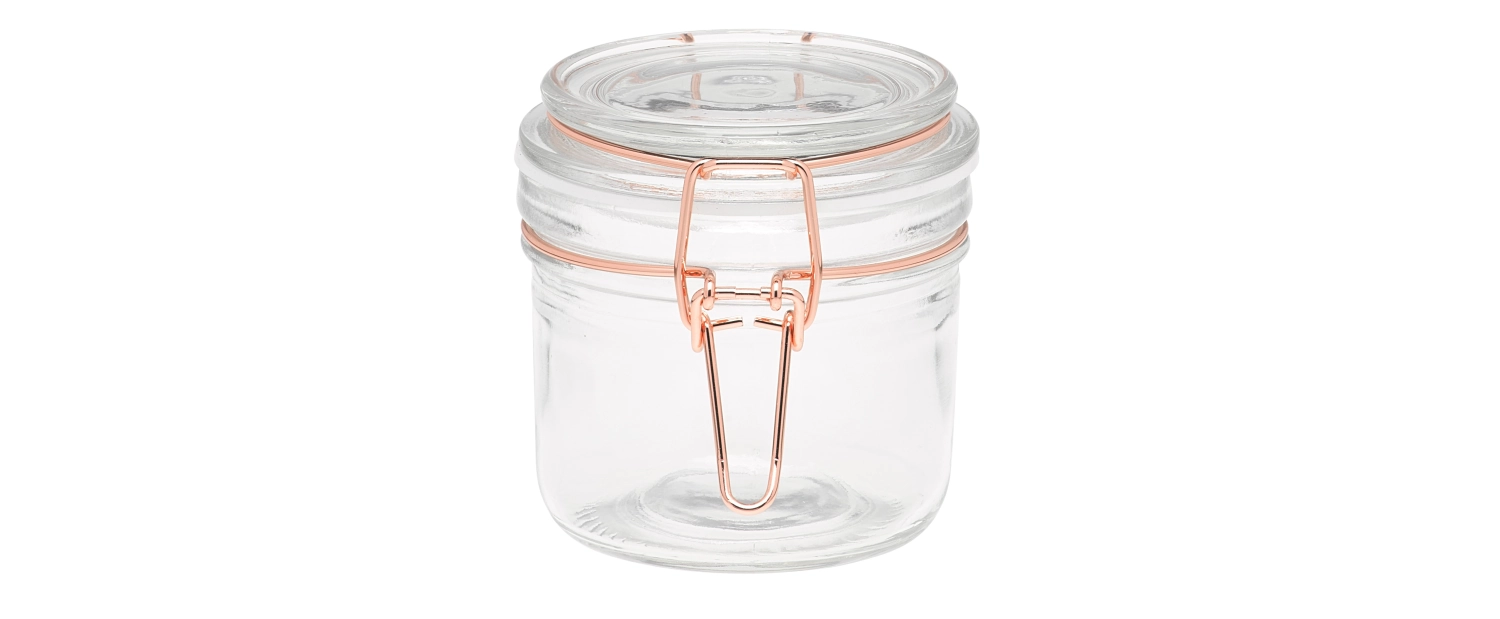 Aufbewahrungsglas mit Kupferverschluss, 200 ml