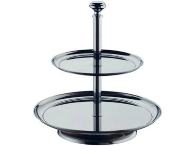 Support à pâtisserie à 2 étages ø12/16cm h.21,5cm