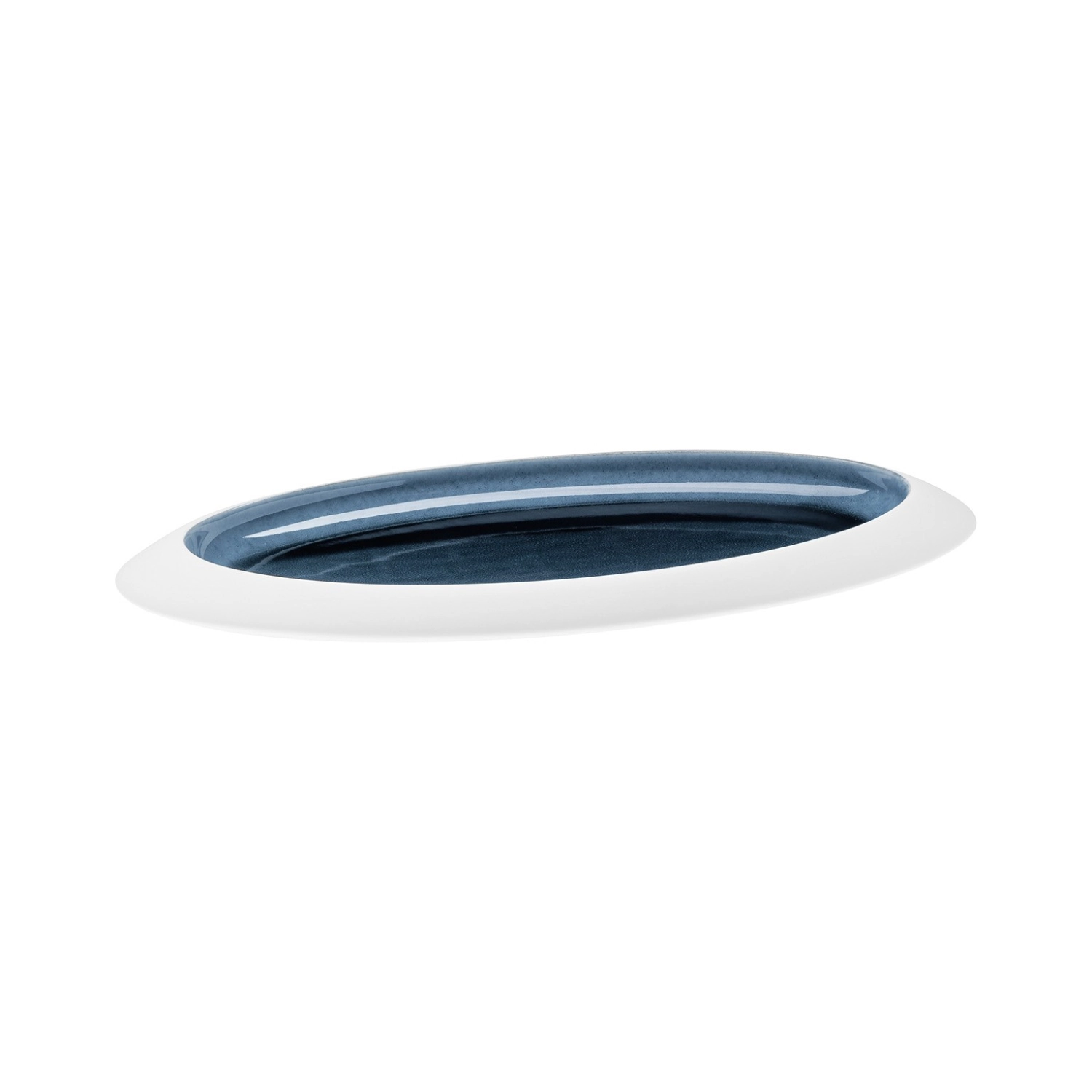 Blue Silent Plateau ovale