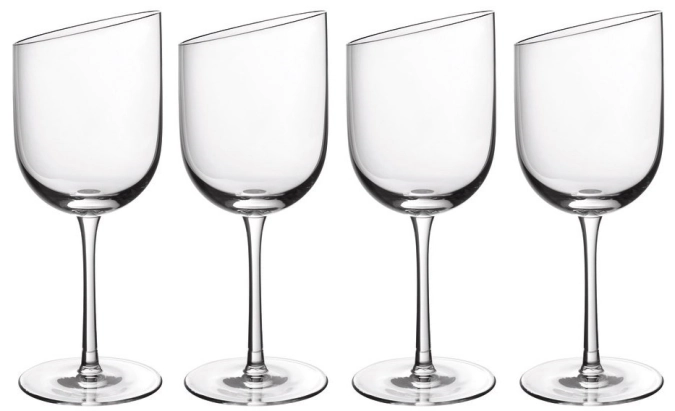 Set de 4 verres à vin rouge NewMoon 21.8cm 0.41lt