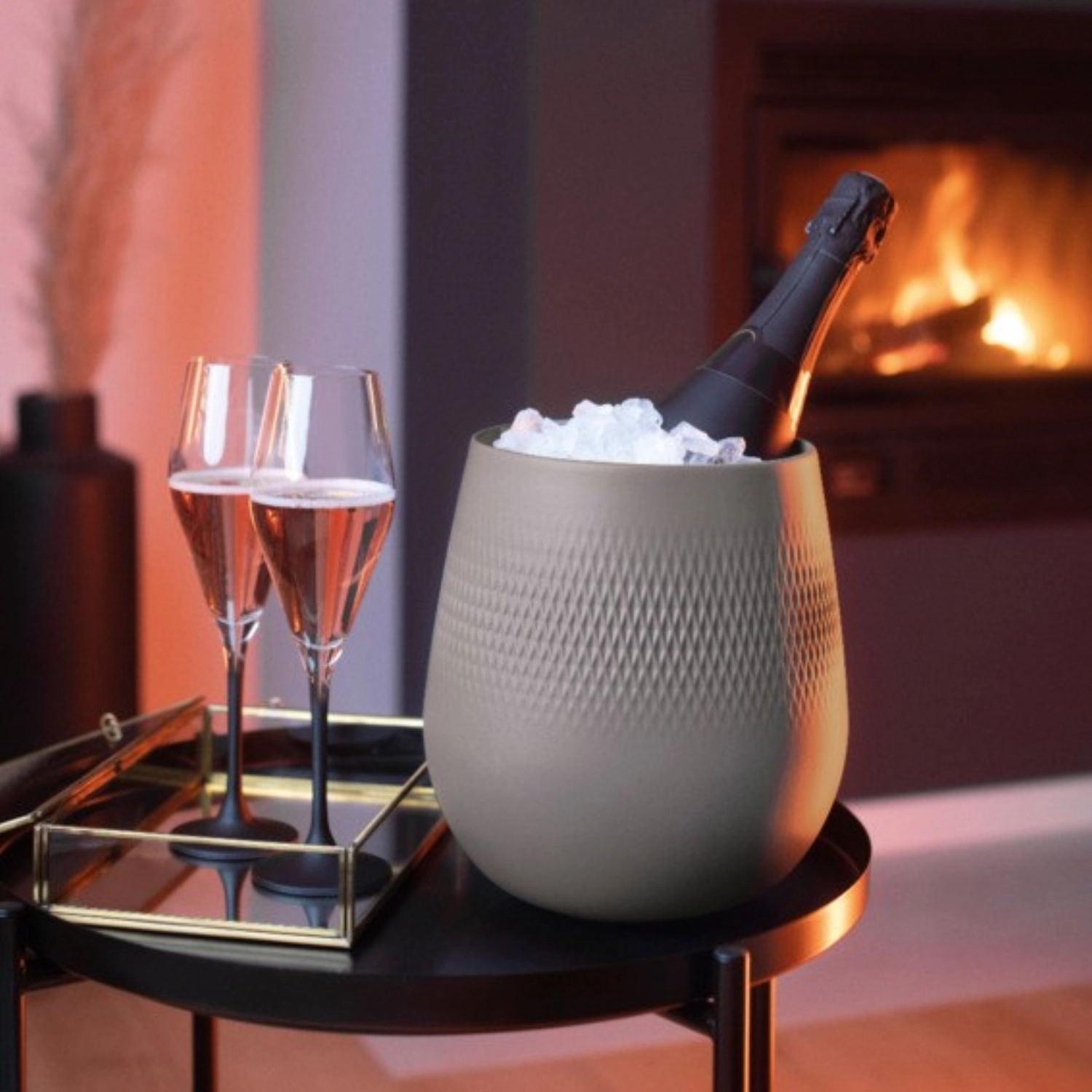 Set de 4 coupes à champagne Manufacture Rock Glass