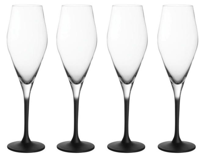 Set de 4 coupes à champagne Manufacture Rock Glass