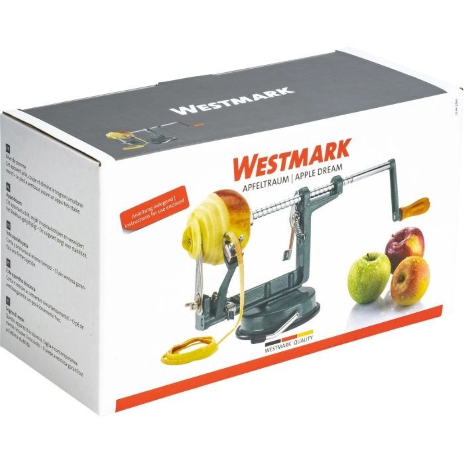 Apfelschälmaschine Apfeltraum mit Saugfuss