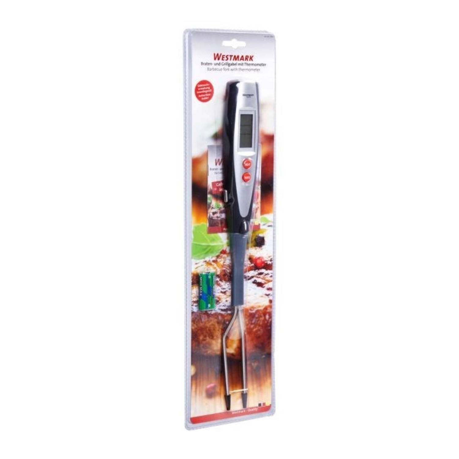 Fourchette à rôtir et à griller avec thermomètre