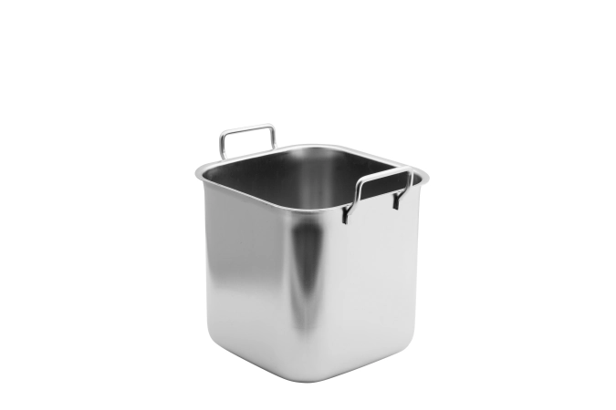 Bain marie avec poignées 3.5lt 15.5x15.5cm h16cm