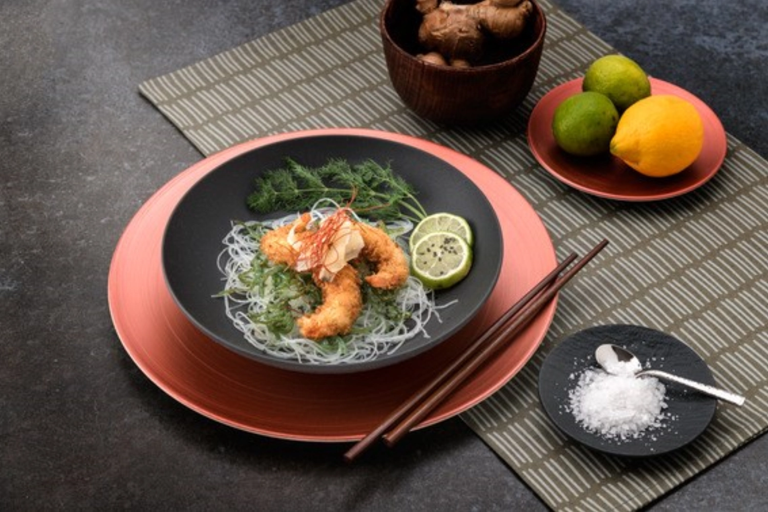 Copper Glow Assiette coupée plate