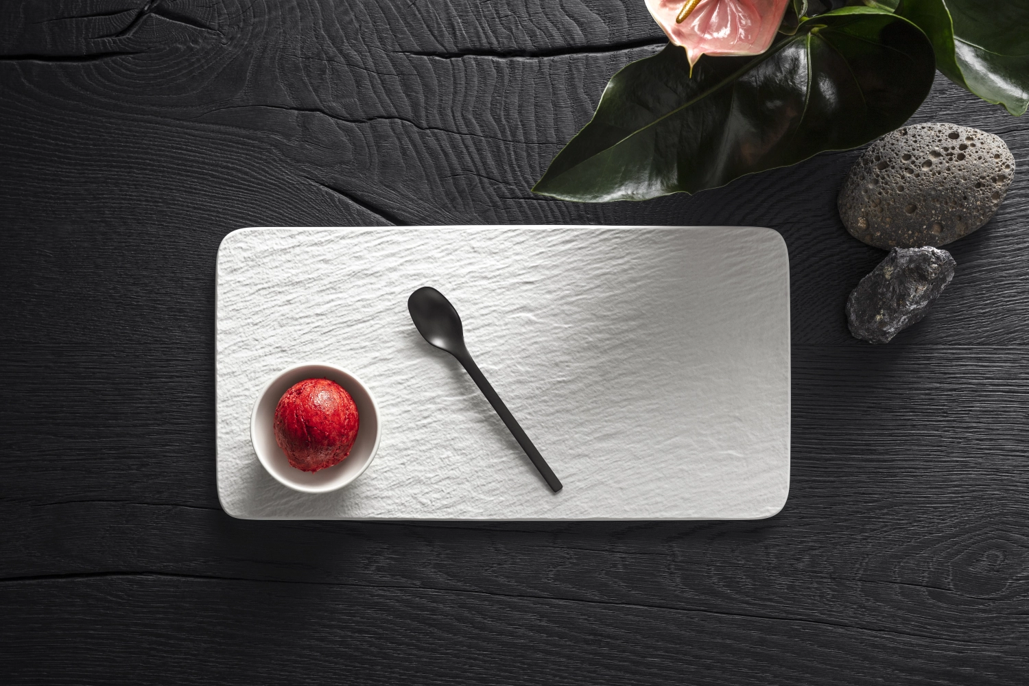 The Rock White Glacier Platte rechteckig