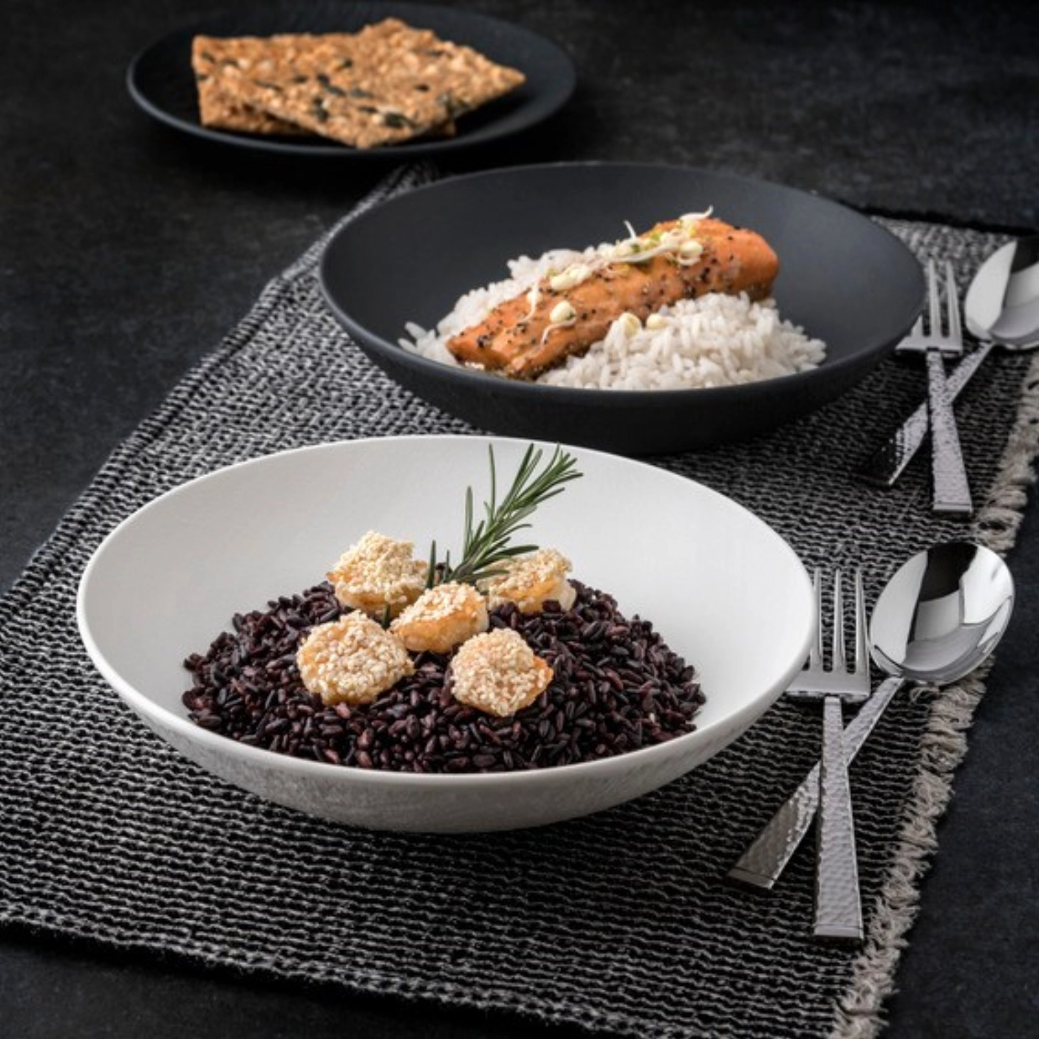 The Rock White Glacier Assiette creuse