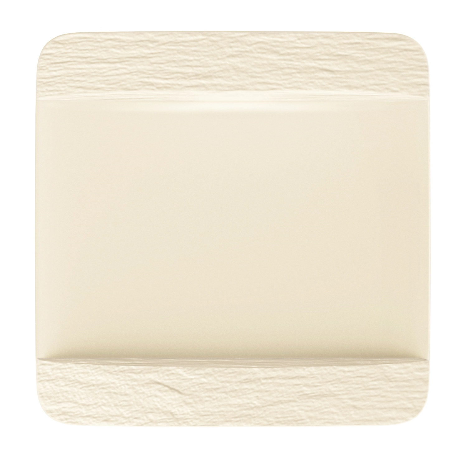 The Rock White Glacier Assiette carrée