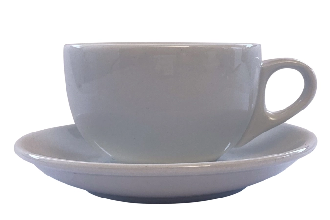 Luna cappuccino tasse supérieure avec cachet de fond