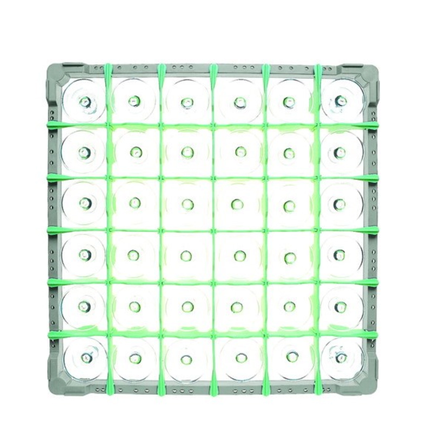 Compartimentage 6x6 p. panier à verres L H : 130mm