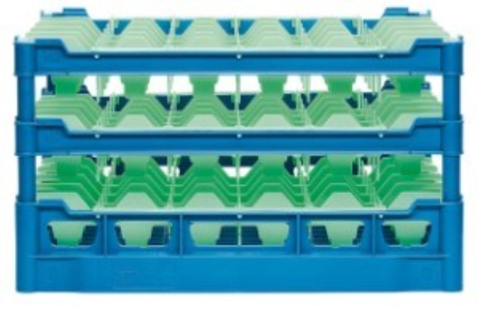 Panier à verres a. flancs D3 20/250, cadre rouge
