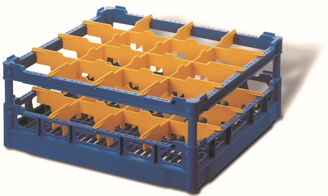 Panier en verre 500x500mm a. flancs CH 4x4 H : 190mm