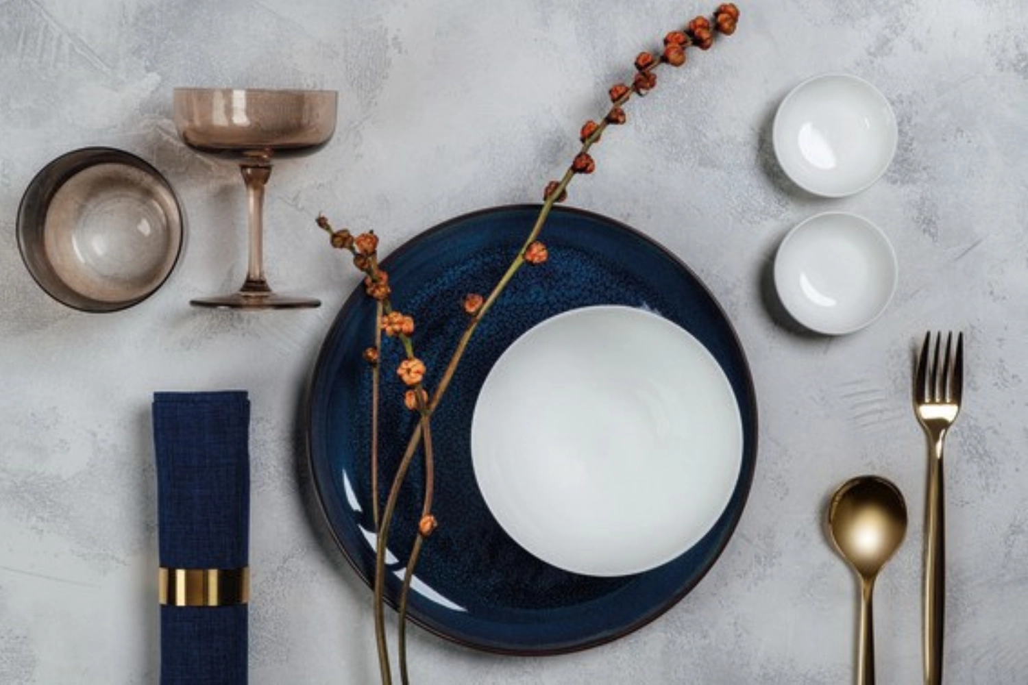 Crafted Denim Assiette plate