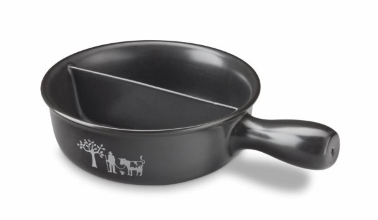 Caquelon à fondue 22cm, compartimenté