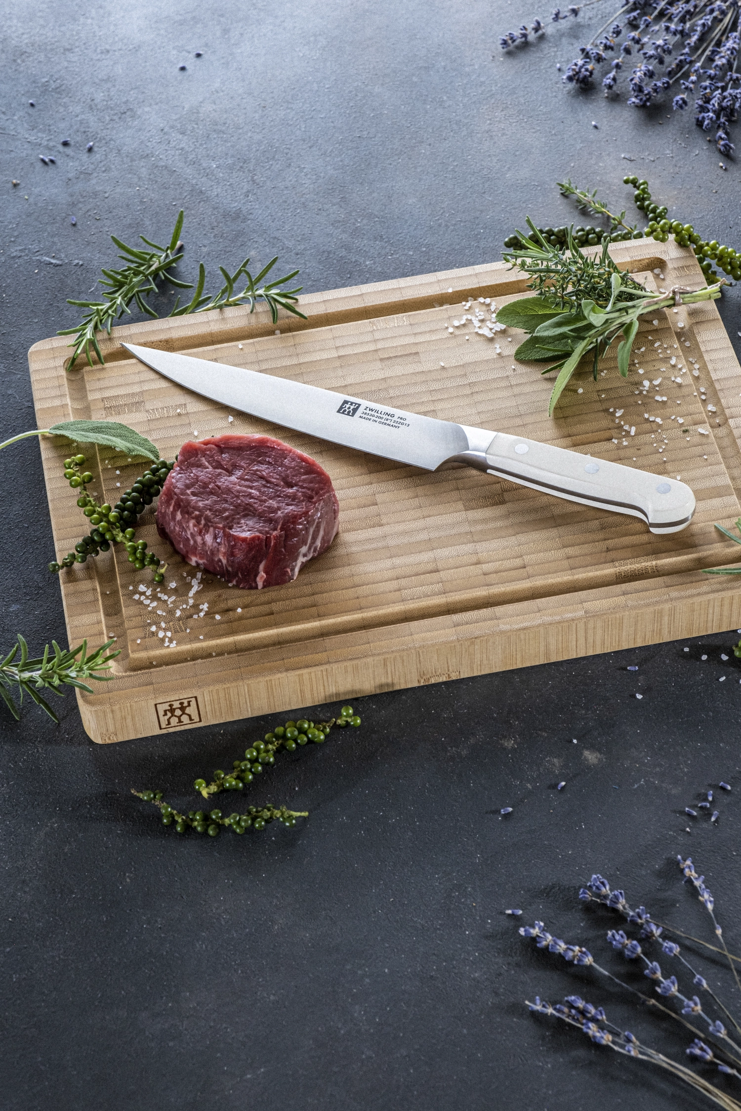 Pro le blanc Fleischmesser