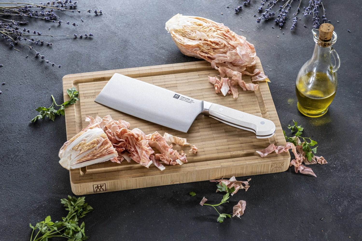 Pro le blanc Chin. Kochmesser