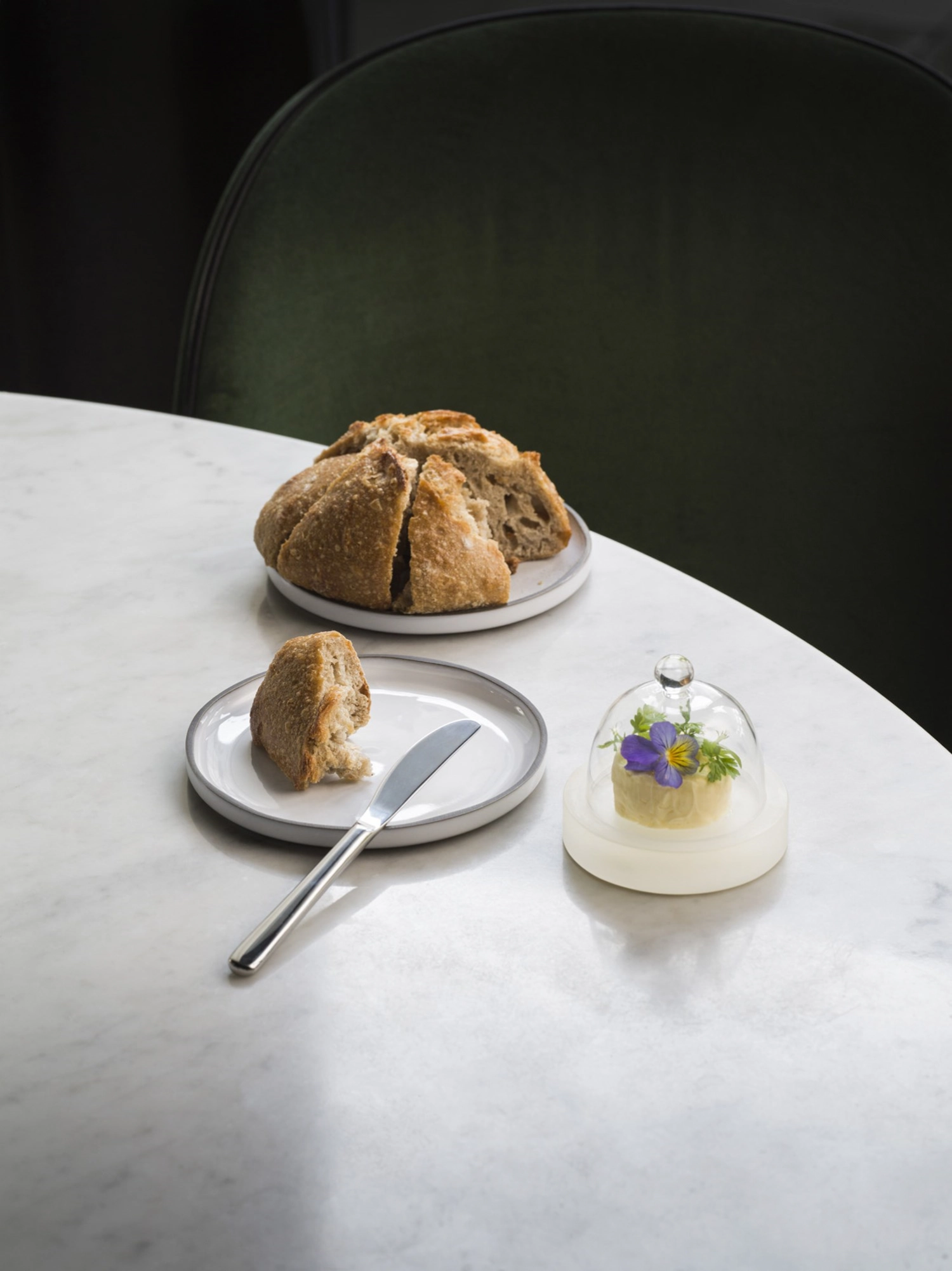 Courchevel couteau à beurre poli