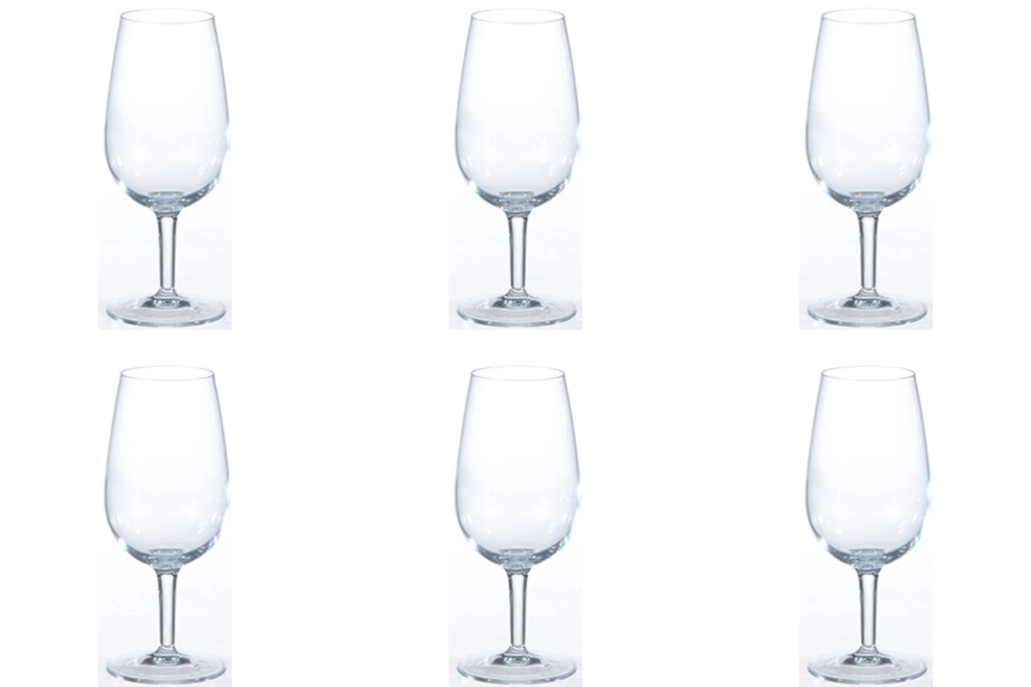 Lot de 6 coupes à vin DOC 31cl