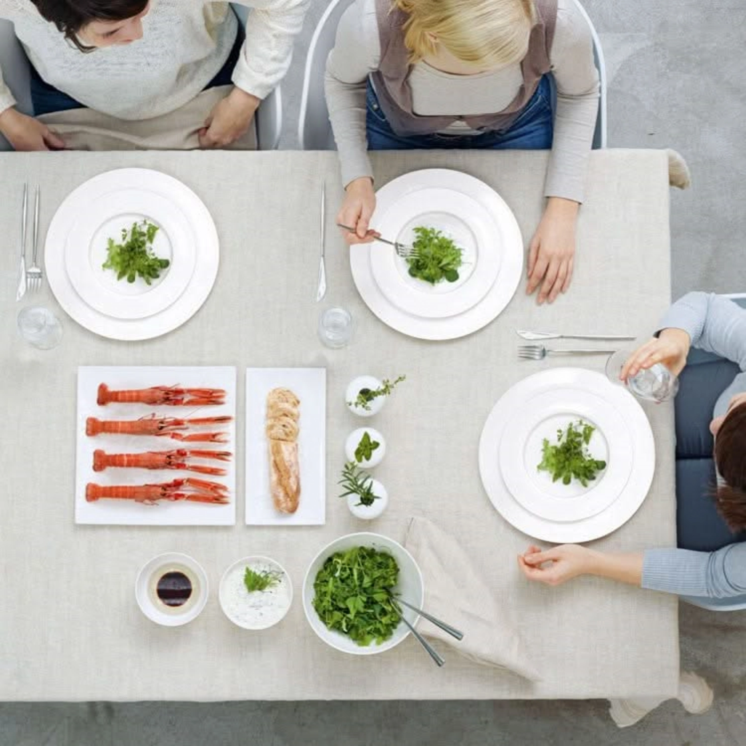 À table assiette à dessert
