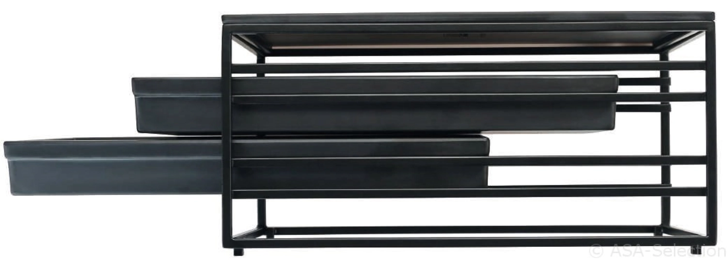 Surplace Présentoir métallique rectangulaire