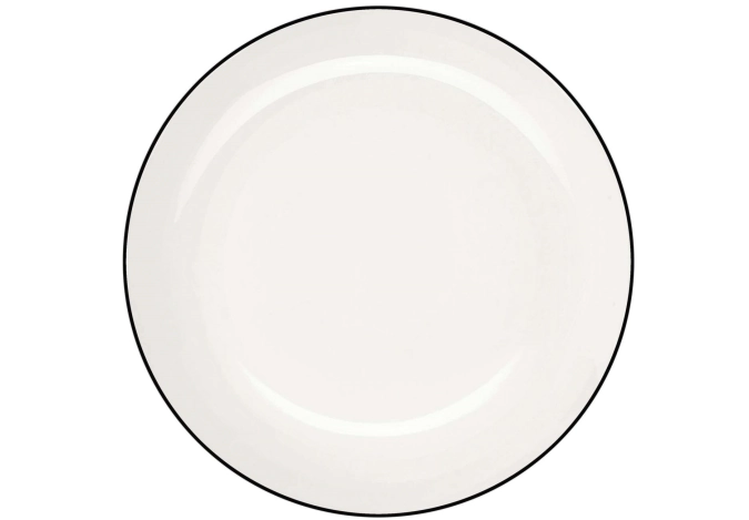 À Table ligne noire Dessertteller