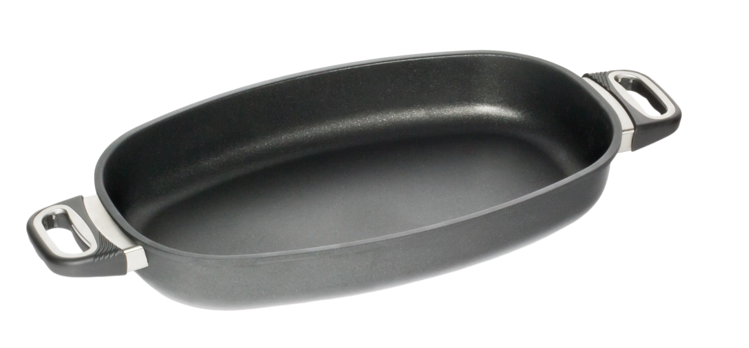 Jumbobräter 40x24cm, H7cm m. Seitengriffe