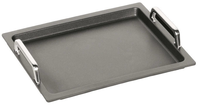 Plaque à frire à induction GN 1/2, H2cm a. poignées