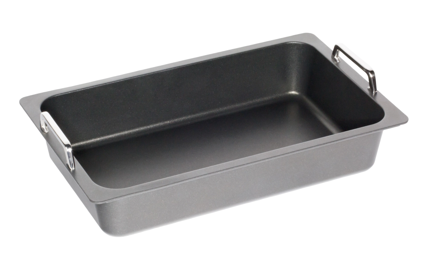 Bratplatte tief Induktion GN 1/1, H10cm mit Griffen