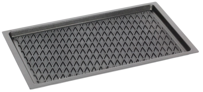 Plaque à frire GN1/1, H2cm avec motif en losange sans poigné