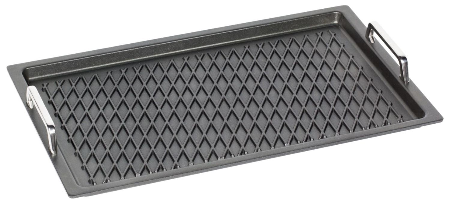 Plaque à frire GN 1/1, H2cm induction, motif en losange avec