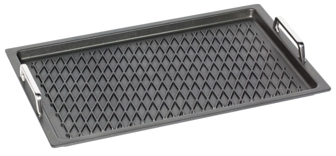 Plaque à frire GN 1/1, H2cm induction, motif en losange avec