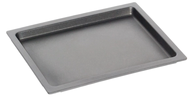 Plaque à frire GN 2/3,H2cm a. motif en losange sans poignées