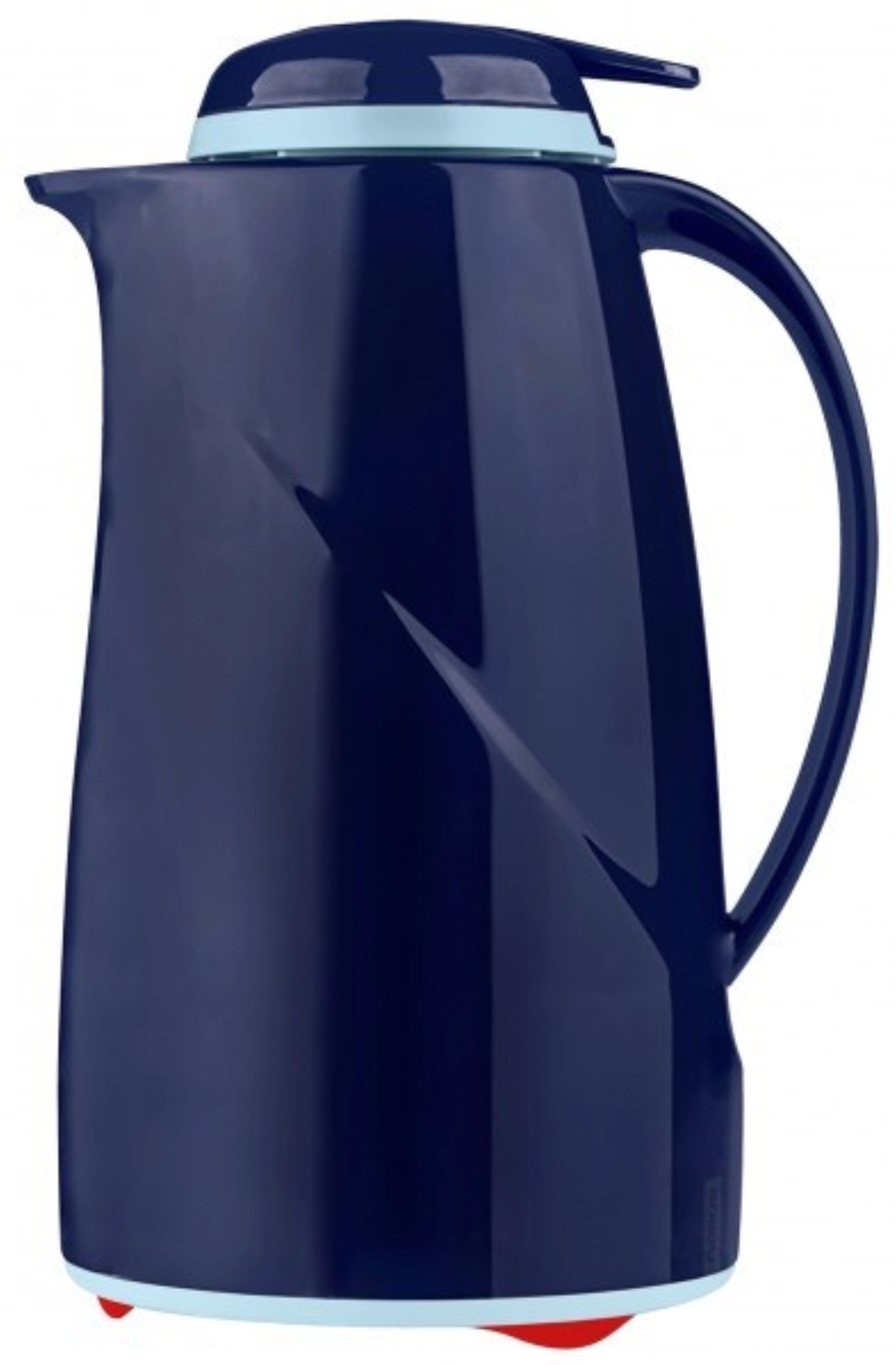 Carafe isolante wave push 1,0 l bleu