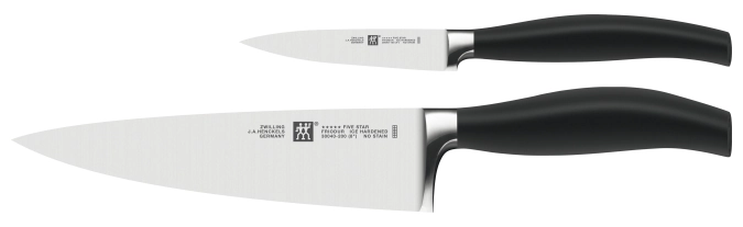 2x five star couteaux (couteau d'office+couteau de cuisine)