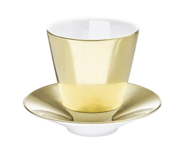 Gobelet Polite Gold a. soucoupe