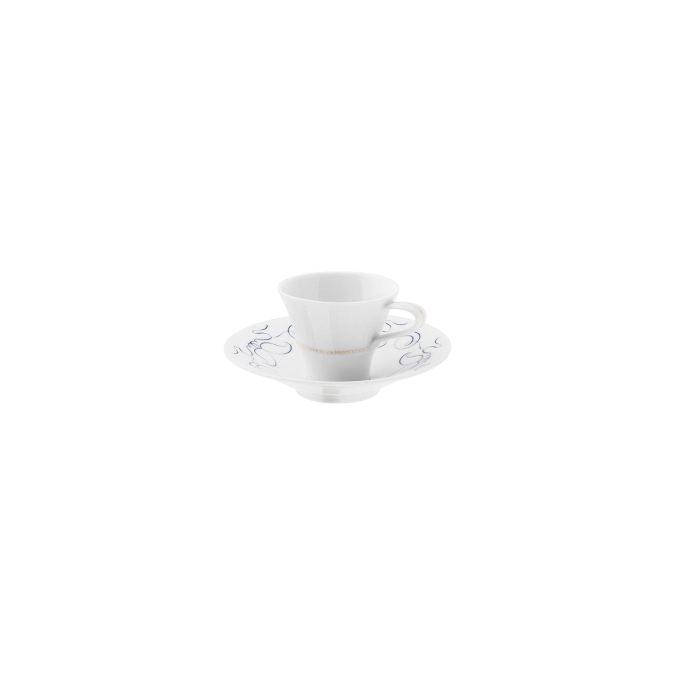 Alif Blue Tasse à espresso a. soucoupe
