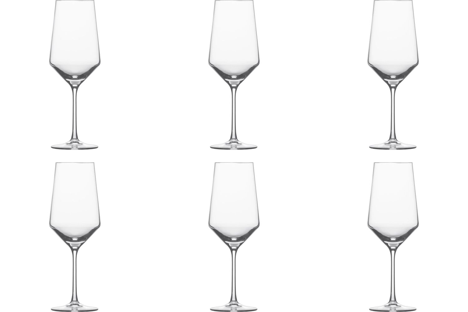 Lot de 6 Belfesta /Pure calices à bordeaux