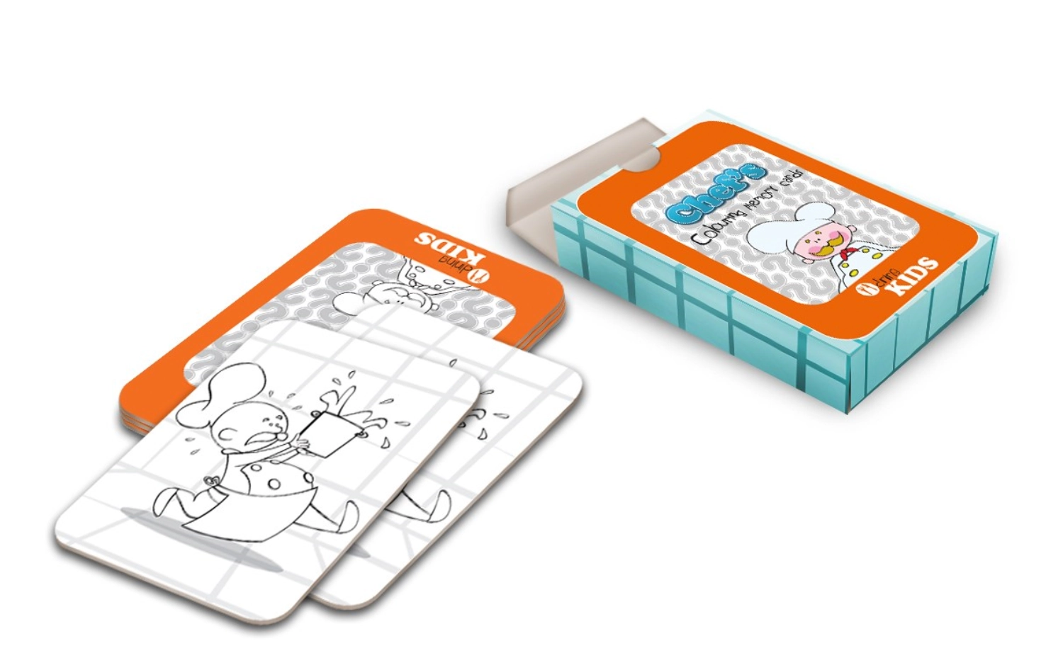 DiningKids Memory Karten zum bemalen