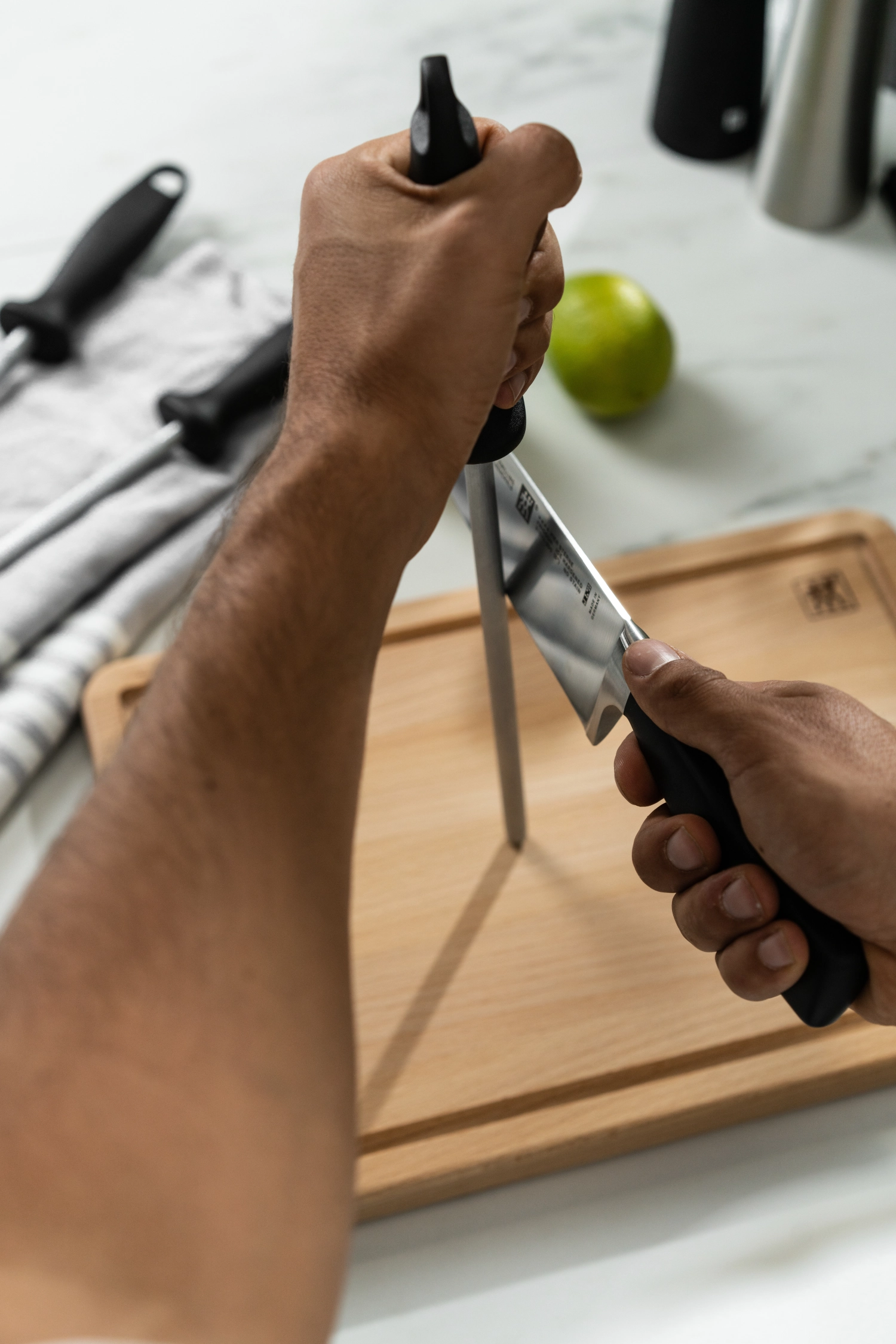 Fusil à aiguiser 230 mm manche plastique