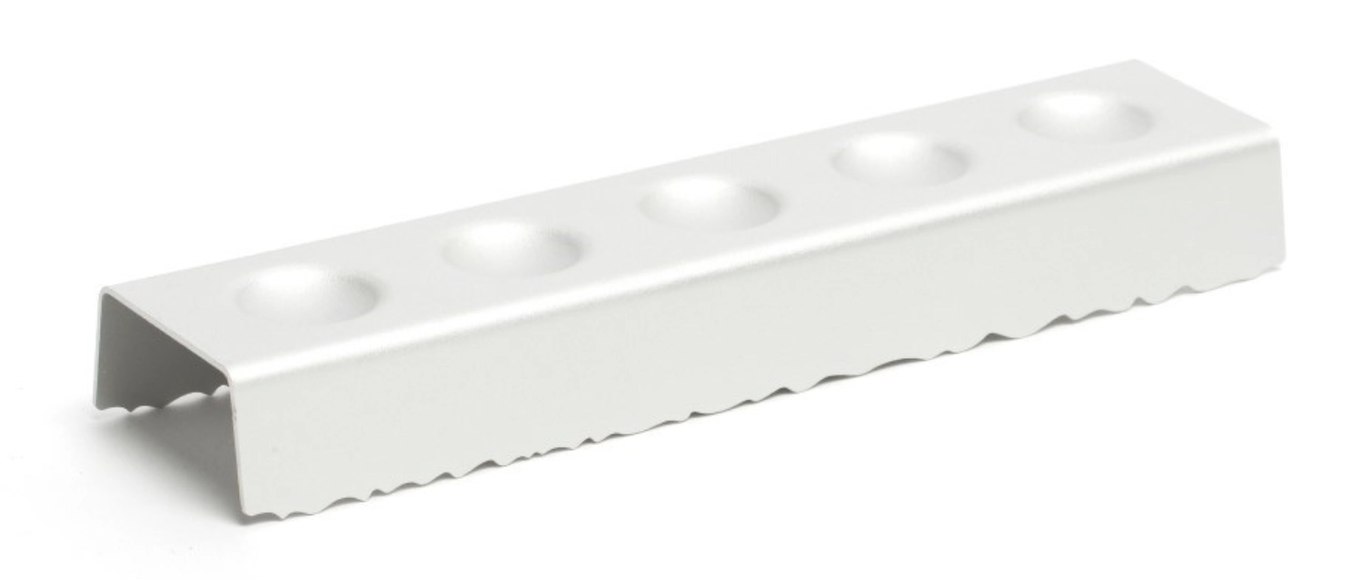 Présentoir p. brochettes argent 24x6x3cm