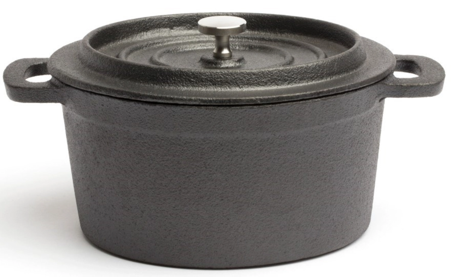 Kasserolle Mini Gusseisen rund D: 14cm H: 11cm