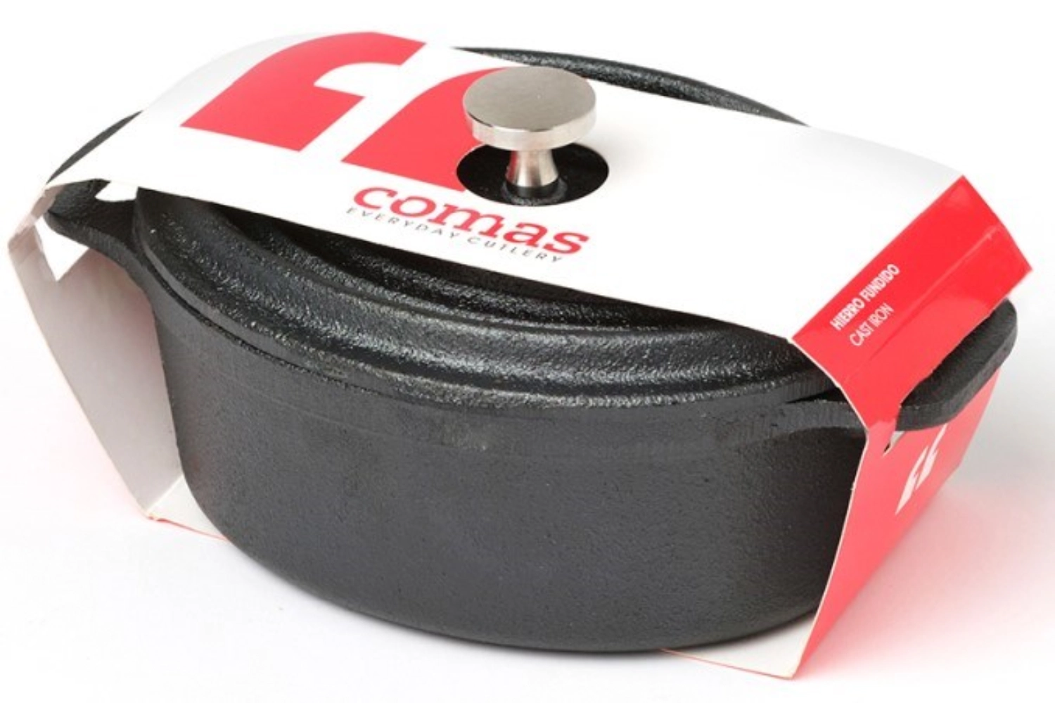 Kasserolle Mini Gusseisen oval 9.5x12.5cm H: 5.5cm