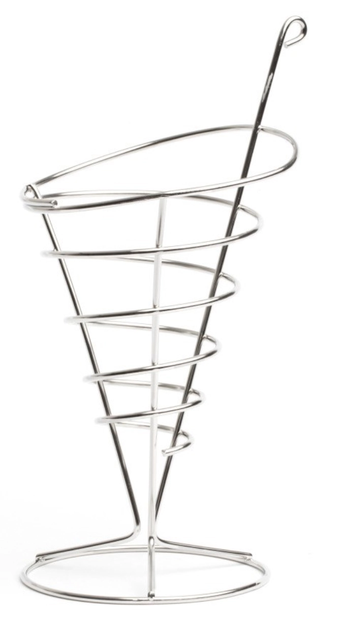 Support p. cornet à frites D:11cm H:23cm