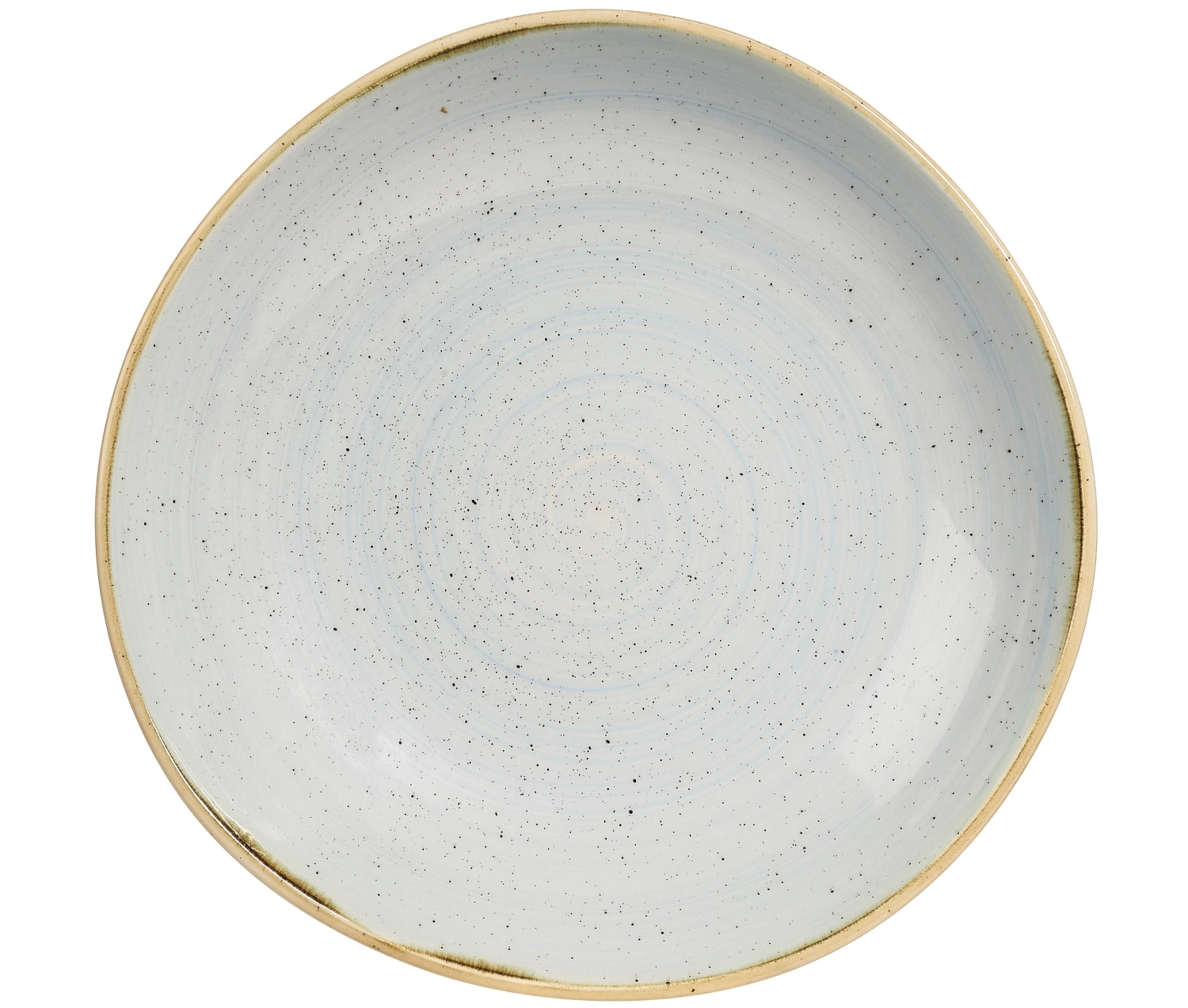 Stonecast duck egg blue organic assiette creuse 25.3cm