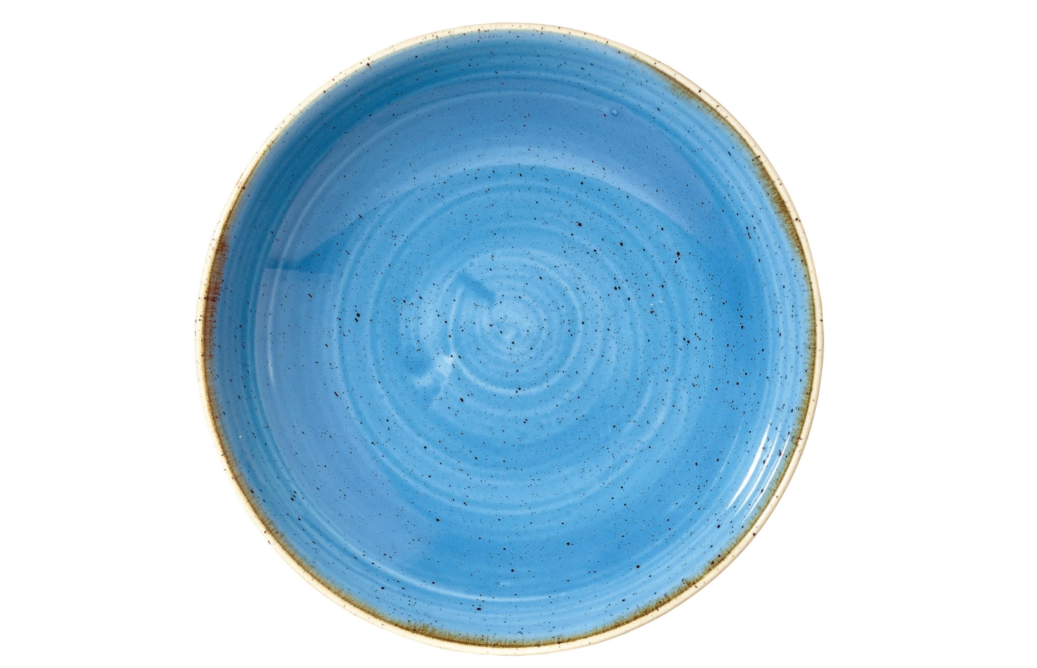 Assiette creuse cornflower blue 18.2cm
