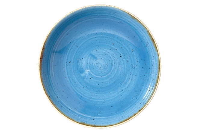 Assiette creuse cornflower blue 18.2cm