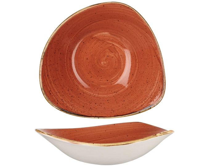 Bol triangle spiced orange 18.5cm